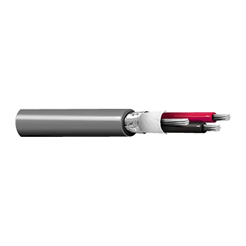 Belden Screened 2-Core Audio Signal Cable 30 m, Black, Copper Conductor, 22AWG, PVC Jacket 8451 010100