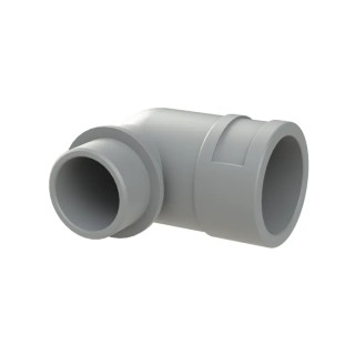 PMA Conduit Fitting, 29 mm Nominal Size, Polyamide 6, Grey, IP66 Rated, M32 Threaded SVWD-M329GT
