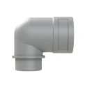 PMA Conduit Fitting, 29 mm Nominal Size, Polyamide 6, Grey, IP66 Rated, M32 Threaded SVWD-M329GT