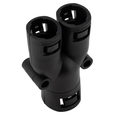 Adaptaflex Conduit Fitting, Polyamide 66, Black, 28 mm Nominal Size, IP66 Protection 7TCA296000R0913 AL282121/Y/BL