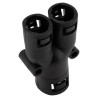 Adaptaflex Conduit Fitting, Polyamide 66, Black, 28 mm Nominal Size, IP66 Protection 7TCA296000R0913 AL282121/Y/BL