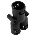 Adaptaflex Conduit Fitting, Polyamide 66, Black, 28 mm Nominal Size, IP66 Protection 7TCA296000R0913 AL282121/Y/BL