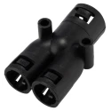 Adaptaflex Conduit Fitting, Polyamide 66, Black, 28 mm Nominal Size, IP66 Protection 7TCA296000R0913 AL282121/Y/BL