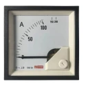 RS PRO Analogue Panel Ammeter 100 A AC, Moving Iron Element, 68 mm x 68 mm, 1% Accuracy 186-2444