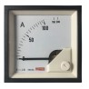 RS PRO Analogue Panel Ammeter 100 A AC, Moving Iron Element, 68 mm x 68 mm, 1% Accuracy 186-2444
