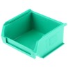 RS PRO Polypropylene Storage Bin 90 mm x 100 mm x 50 mm Green 484-3980