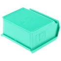 RS PRO Polypropylene Storage Bin 90 mm x 100 mm x 50 mm Green 484-3980