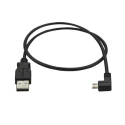 StarTech.com USB 2.0 Male USB 2.0 Type A to Male Micro USB Type B Cable Black 500mm USBAUB50CMLA
