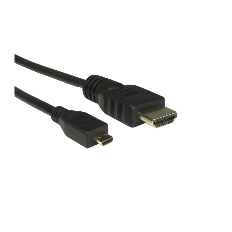 RS PRO 1 m 4K High Speed HDMI Cable Male HDMI to Male Micro HDMI Black 186-3031