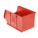 RS PRO Polypropylene Storage Bin 240 mm x 150 mm x 130 mm Red 484-4034