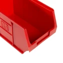 RS PRO Polypropylene Storage Bin 240 mm x 150 mm x 130 mm Red 484-4034