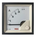 RS PRO Analogue Panel Ammeter 40 A AC, 68 mm x 68 mm, 1% Accuracy Moving Iron 186-2450
