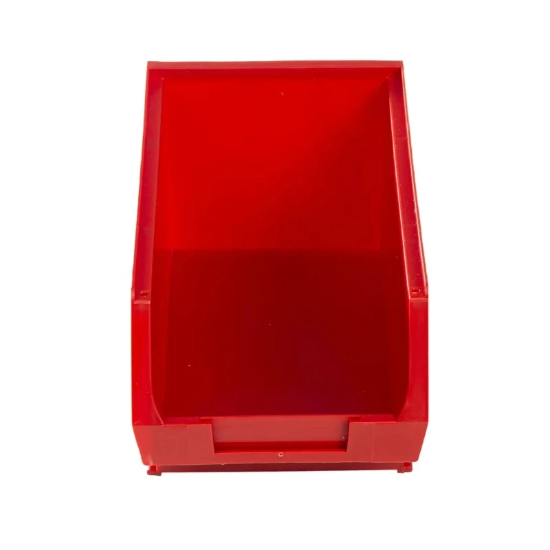 RS PRO Polypropylene Storage Bin 240 mm x 150 mm x 130 mm Red 484-4034