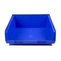 RS PRO Polypropylene Storage Bin 419 mm x 376 mm x 180 mm Blue 484-4185