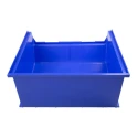 RS PRO Polypropylene Storage Bin 419 mm x 376 mm x 180 mm Blue 484-4185