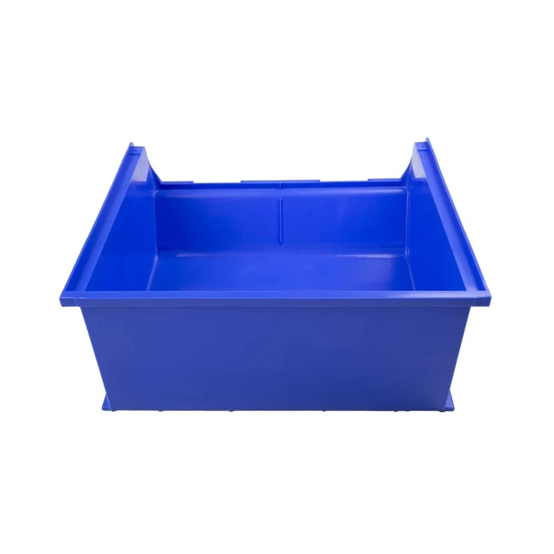 RS PRO Polypropylene Storage Bin 419 mm x 376 mm x 180 mm Blue 484-4185