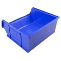 RS PRO Polypropylene Storage Bin 419 mm x 376 mm x 180 mm Blue 484-4185
