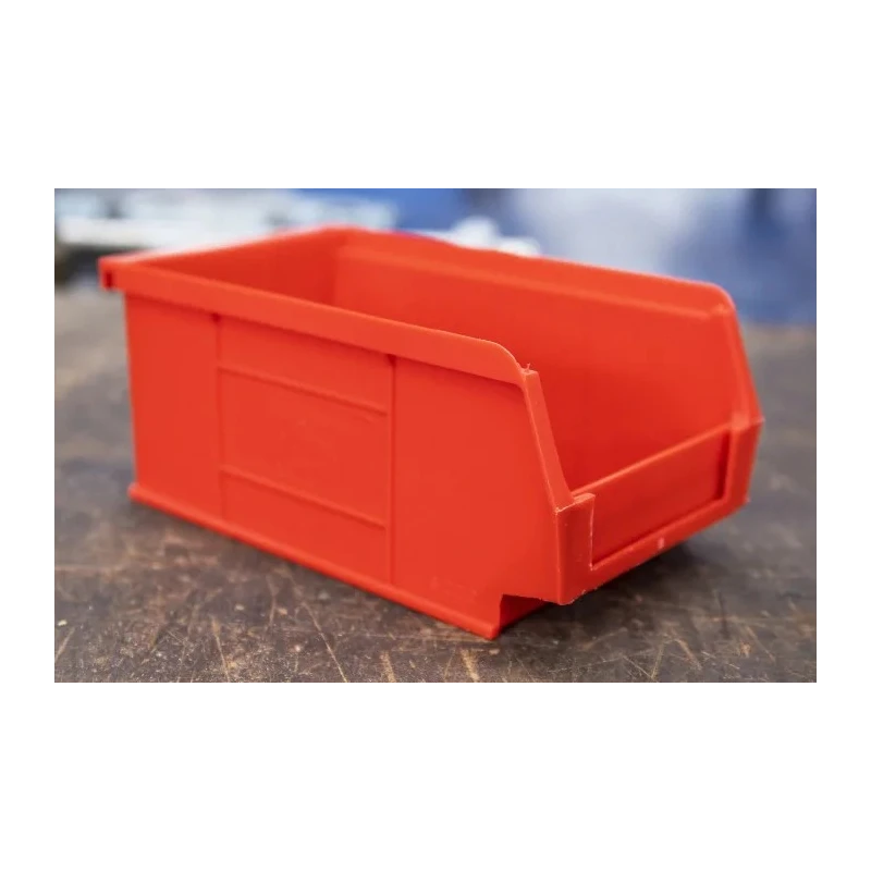 RS PRO Polypropylene Storage Bin, 167 mm x 101 mm x 76 mm, Red 484-4006