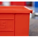 RS PRO Polypropylene Storage Bin, 167 mm x 101 mm x 76 mm, Red 484-4006