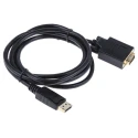RS PRO Male DisplayPort to Male VGA Polyvinyl Chloride DisplayPort Cable 2 m 186-3038