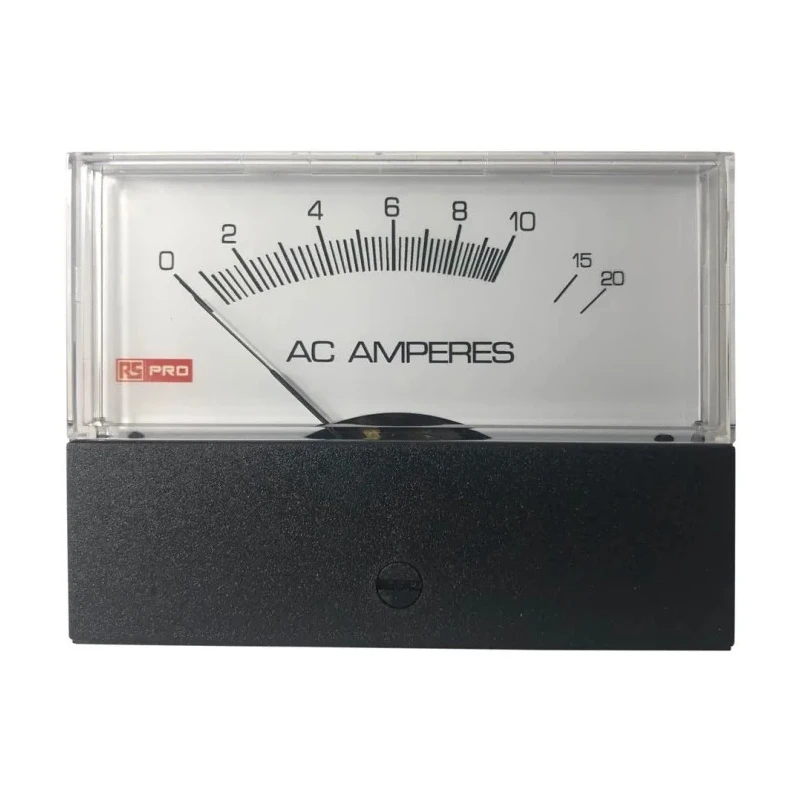 HOBUT RS PRO Analogue Panel Ammeter 1000 A AC, 76 mm x 74 mm, ±1.5 % Accuracy, High Torque Pivot and Jewel Moving 186-2515