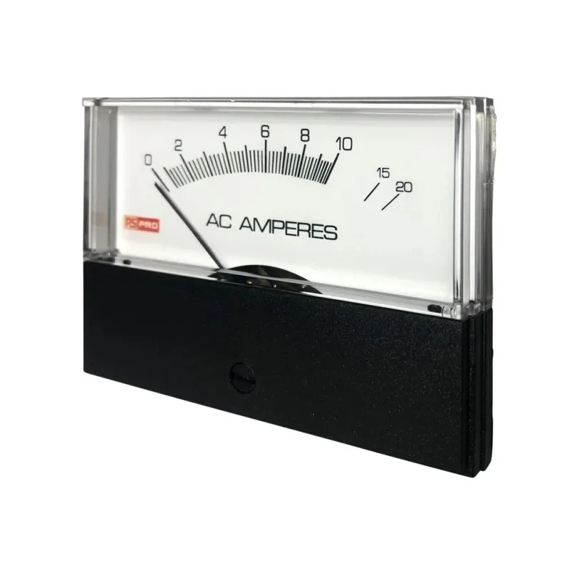 HOBUT RS PRO Analogue Panel Ammeter 1000 A AC, 76 mm x 74 mm, ±1.5 % Accuracy, High Torque Pivot and Jewel Moving 186-2515