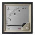 RS PRO Analogue Panel Ammeter 30 A AC, 92 mm x 92 mm, 1% Moving Iron RS186-2465 186-2465