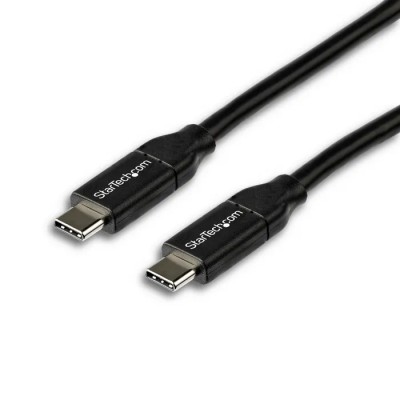 StarTech.com USB 2.0 Male USB Type C to Male USB Type C Cable, Black Jacket, 2 m USB2C5C2M