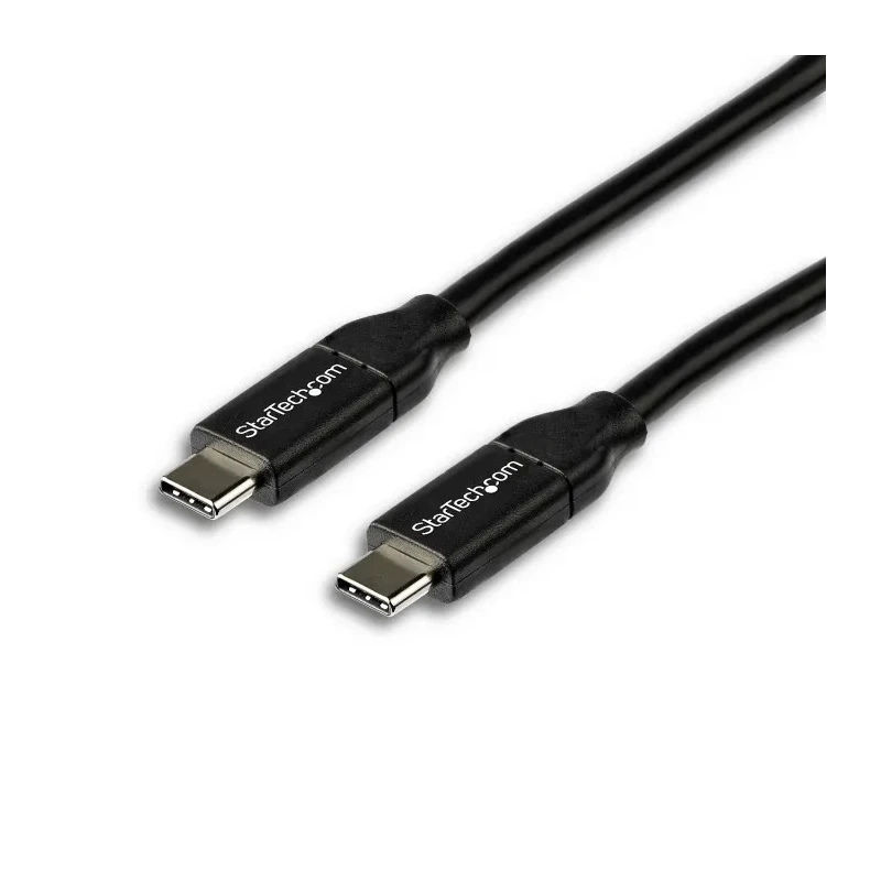 StarTech.com USB 2.0 Male USB Type C to Male USB Type C Cable, Black Jacket, 2 m USB2C5C2M