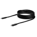 StarTech.com USB 2.0 Male USB Type C to Male USB Type C Cable, Black Jacket, 2 m USB2C5C2M