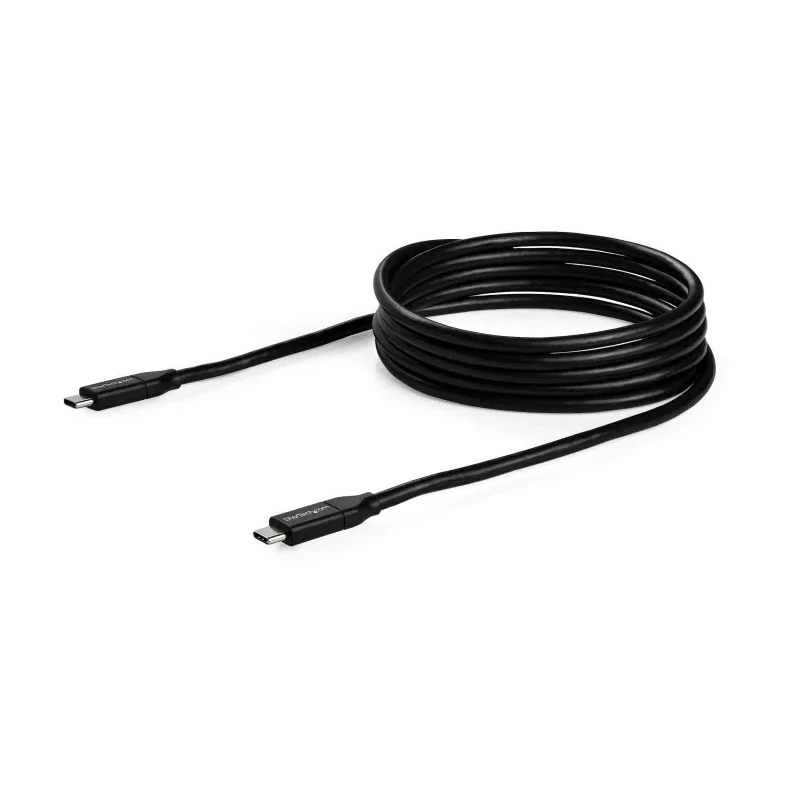StarTech.com USB 2.0 Male USB Type C to Male USB Type C Cable, Black Jacket, 2 m USB2C5C2M