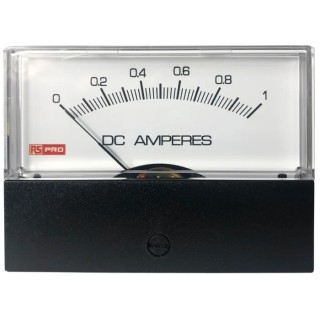 HOBUT RS PRO DC Analogue Panel Ammeter, 76 mm x 74 mm, ±1.5 % Accuracy, High Torque Pivot and Jewel Moving Coil and 186-2527