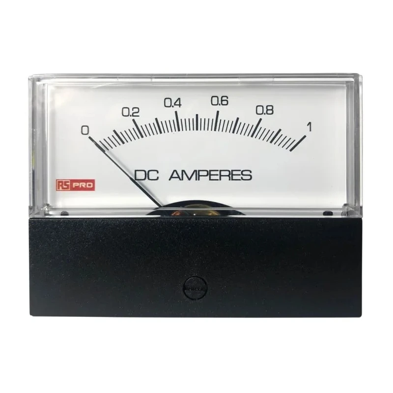 HOBUT RS PRO DC Analogue Panel Ammeter, 76 mm x 74 mm, ±1.5 % Accuracy, High Torque Pivot and Jewel Moving Coil and 186-2527