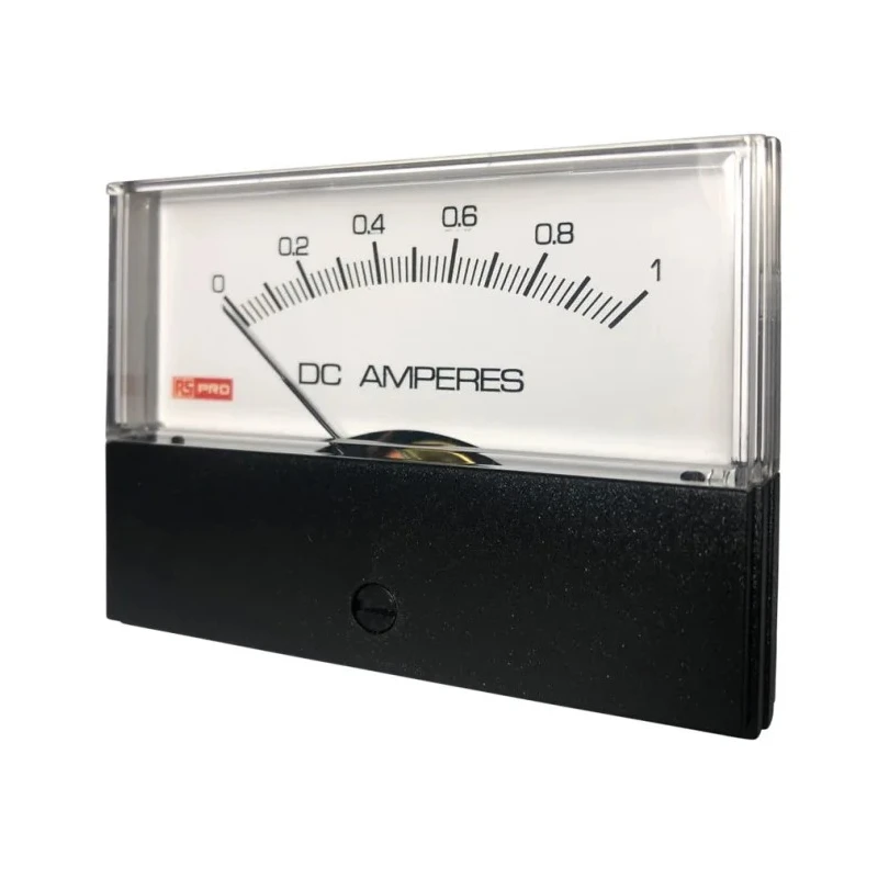 HOBUT RS PRO DC Analogue Panel Ammeter, 76 mm x 74 mm, ±1.5 % Accuracy, High Torque Pivot and Jewel Moving Coil and 186-2527