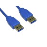 RS PRO IC Socket USB Cable Male USB Type A to Male USB Type A USB 3.0 2 m 186-3052