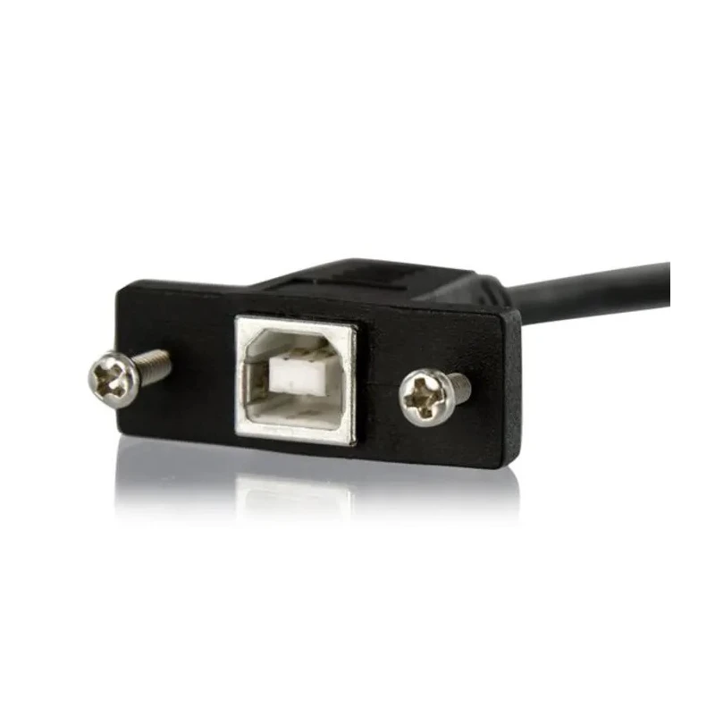 StarTech.com USB 2.0 Female USB Type B to Female USB B Cable Black 304.8mm USBPNLBFBM1