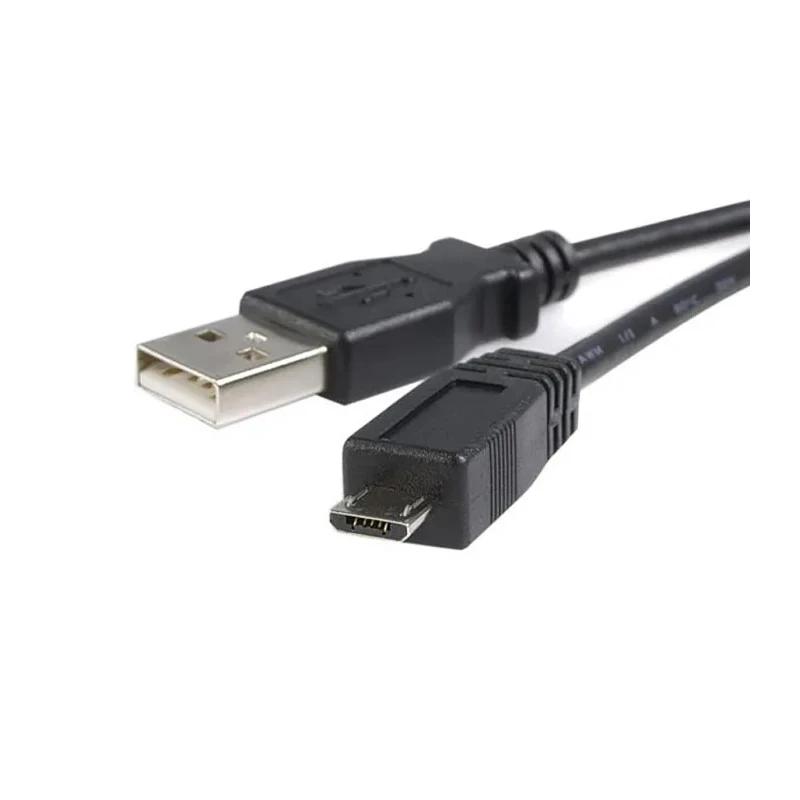 RS PRO USB 2.0 Male USB Type A to Male Micro USB Type B Cable Black 3m UUSBHAUB3M