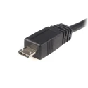 RS PRO USB 2.0 Male USB Type A to Male Micro USB Type B Cable Black 3m UUSBHAUB3M