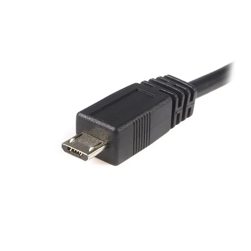 RS PRO USB 2.0 Male USB Type A to Male Micro USB Type B Cable Black 3m UUSBHAUB3M