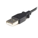 RS PRO USB 2.0 Male USB Type A to Male Micro USB Type B Cable Black 3m UUSBHAUB3M