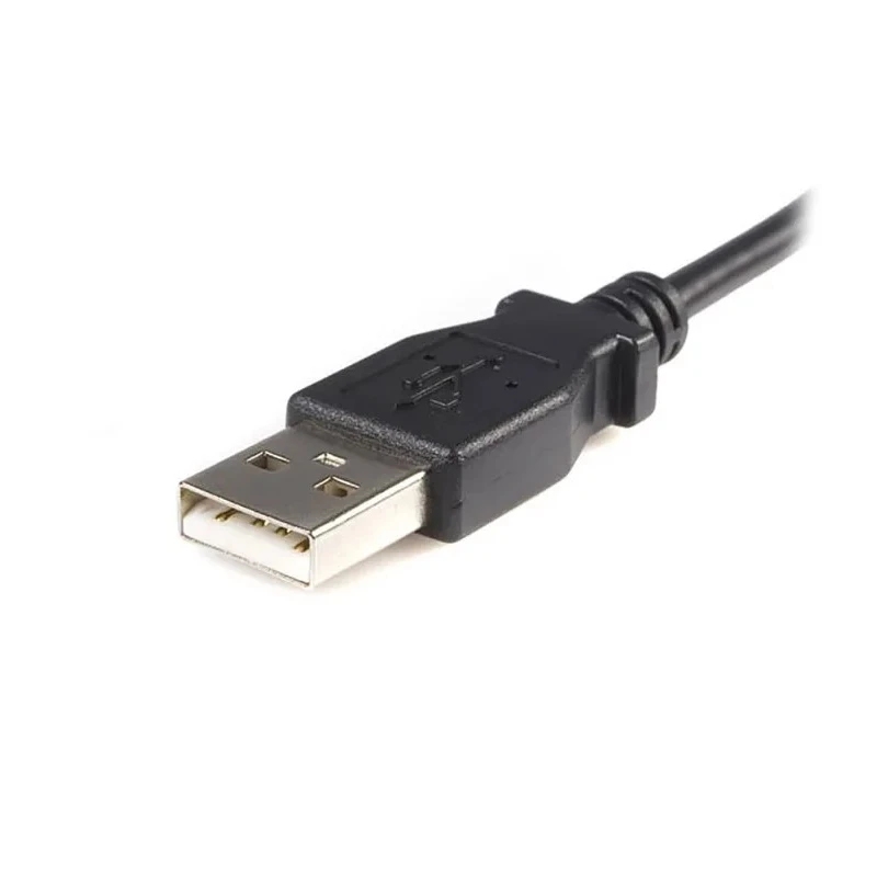 RS PRO USB 2.0 Male USB Type A to Male Micro USB Type B Cable Black 3m UUSBHAUB3M