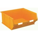 RS PRO Polypropylene Storage Bin 376 mm x 419 mm x 180 mm Yellow 484-4191