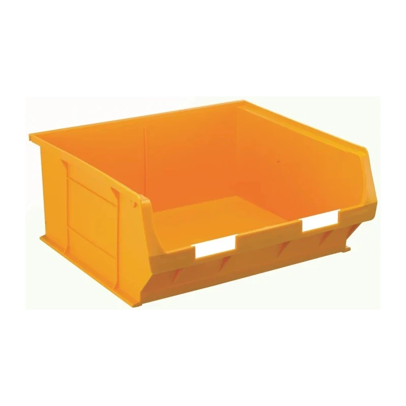 RS PRO Polypropylene Storage Bin 376 mm x 419 mm x 180 mm Yellow 484-4191