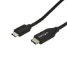 StarTech.com USB 2.0 Male USB Type C to Male Micro USB Type B Cable, Black, 2 m USB2CUB2M