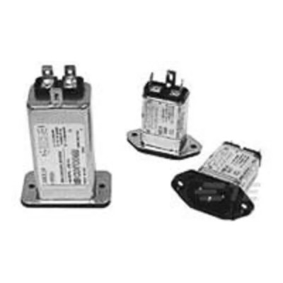 TE Connectivity 250V AC 20A Flange IEC Power Inlet Filter with Faston Termination 20EEJ1