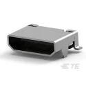 TE Connectivity Miniature 19 Way Right Angle Female HDMI Connector 40V 2013978-1