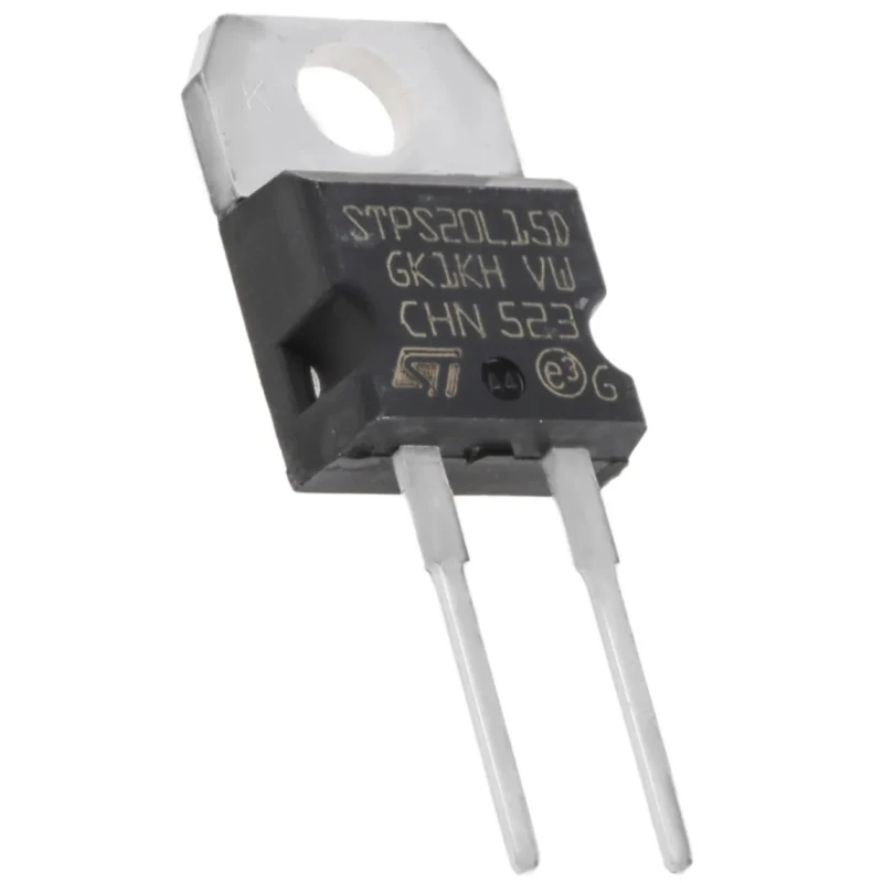 STMicroelectronics 15 V 20 A Schottky Diode 2-Pin TO-220AC STPS20L15D