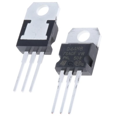 STMicroelectronics NPN Power Transistor 20 A 60 V TO-220 3-Pin Through Hole D44H8