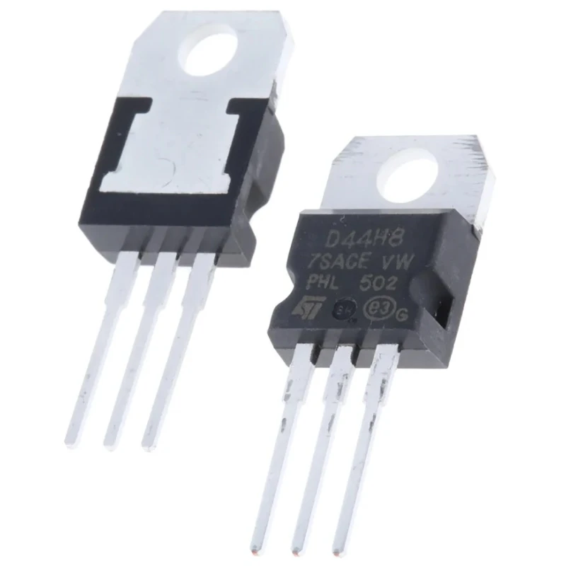 STMicroelectronics NPN Power Transistor 20 A 60 V TO-220 3-Pin Through Hole D44H8