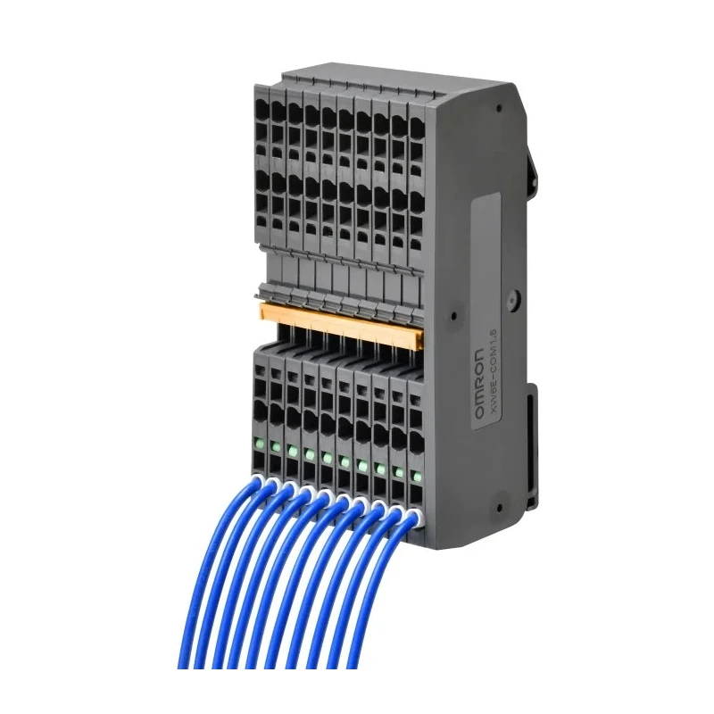 Omron XW6T Series DIN Rail Terminal Block Yellow Screw Type 500V 17.5A XW6T-COM1.5X16YL